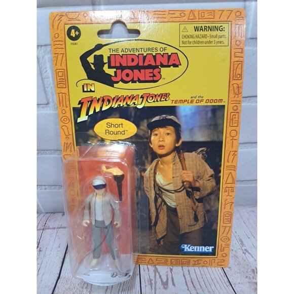 NWT Hasbro 2023 Retro Indiana Jones Temple of Doom Short Round Action Figure - Picture 1 of 5